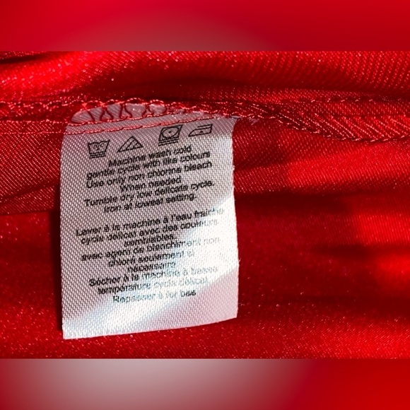 Women’s‎ STUDIO Donatella Y2K mob wife red satin Valentine robe size medium - Picture 9 of 13